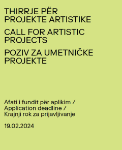 THIRRJA E TRETË PËR PROJEKTE ARTISTIKE – DwP Creations
