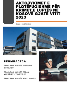 Aktgjykimet e plotfuqishme për krimet e luftës në Kosovë gjatë vitit 2023