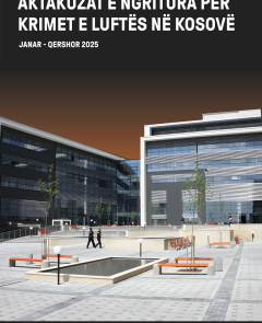 AKTAKUZAT E NGRITURA PËR KRIMET E LUFTËS NË KOSOVËS JANAR – QERSHOR 2025